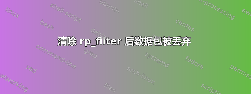 清除 rp_filter 后数据包被丢弃