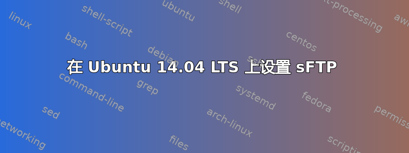 在 Ubuntu 14.04 LTS 上设置 sFTP