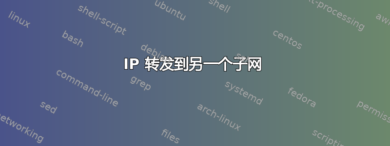 IP 转发到另一个子网