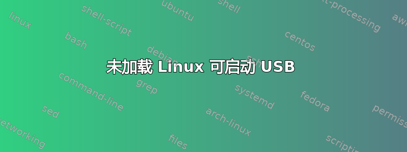 未加载 Linux 可启动 USB