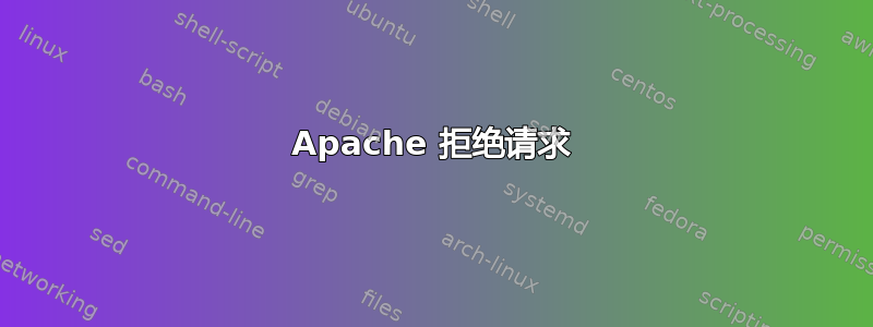 Apache 拒绝请求