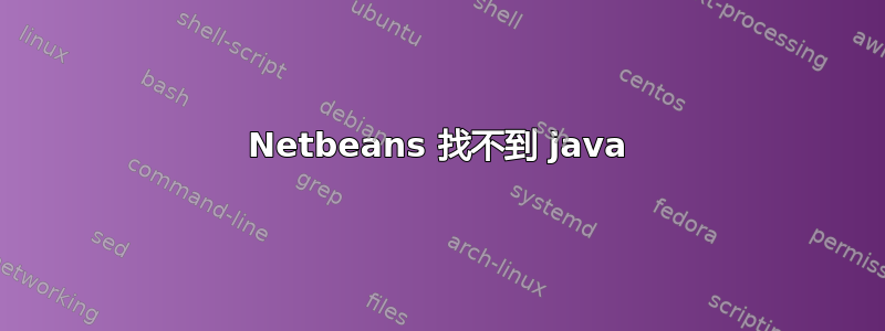 Netbeans 找不到 java