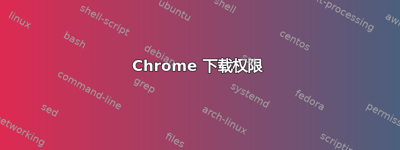 Chrome 下载权限