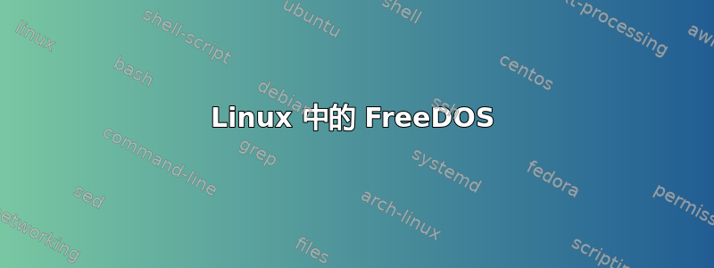 Linux 中的 FreeDOS