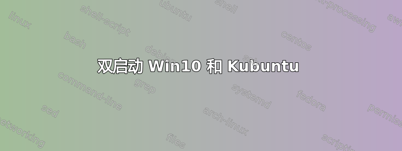 双启动 Win10 和 Kubuntu