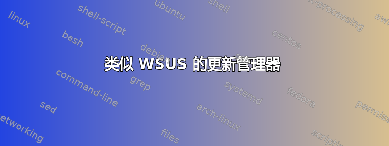 类似 WSUS 的更新管理器