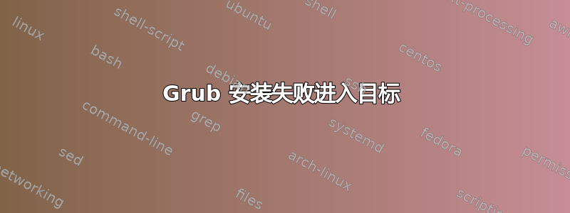 Grub 安装失败进入目标