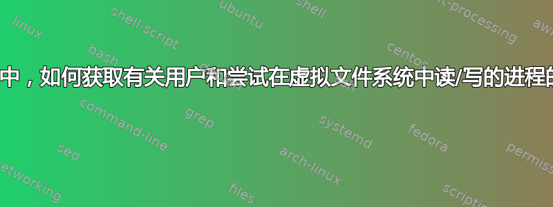 在FUSE中，如何获取有关用户和尝试在虚拟文件系统中读/写的进程的信息？ 