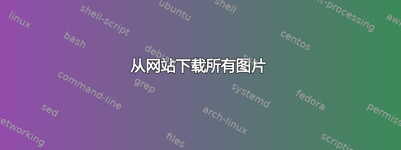 从网站下载所有图片