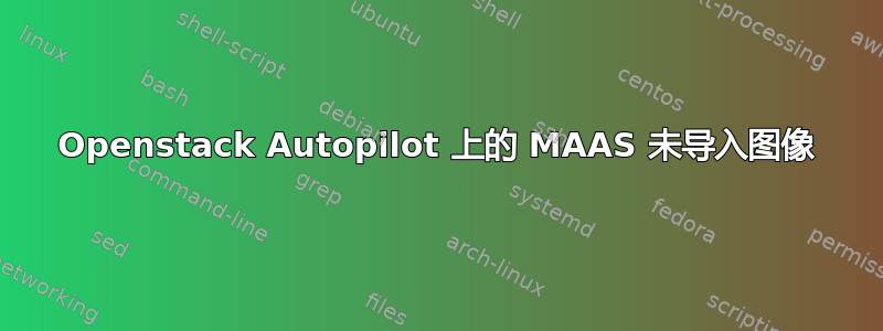 Openstack Autopilot 上的 MAAS 未导入图像