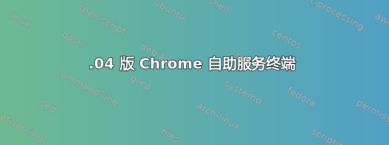 16.04 版 Chrome 自助服务终端