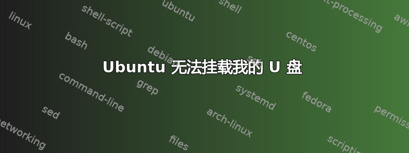 Ubuntu 无法挂载我的 U 盘