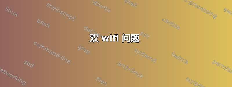 双 wifi 问题