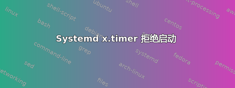 Systemd x.timer 拒绝启动