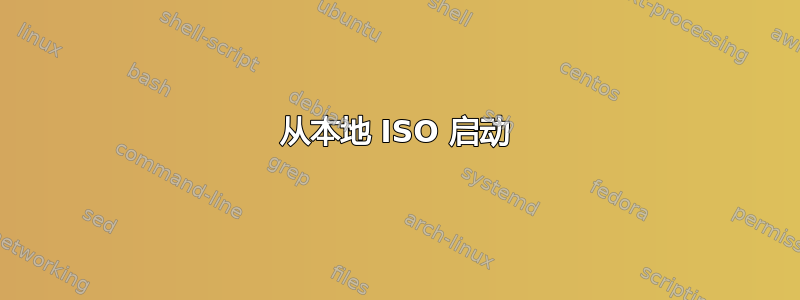 从本地 ISO 启动